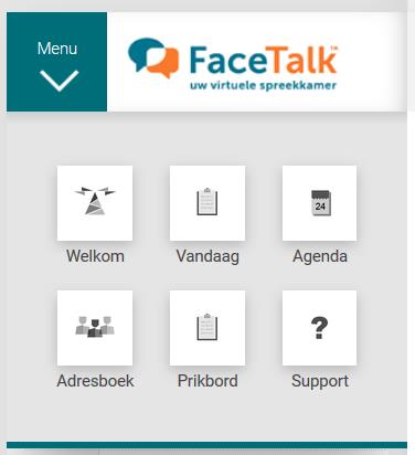 bellen nummer opgenomen worden in het adresboek van FaceTalk. Uw beheerder kan dat voor u doen of u vraagt de FaceTalk helpdesk (088 2050750) dat voor u te doen.