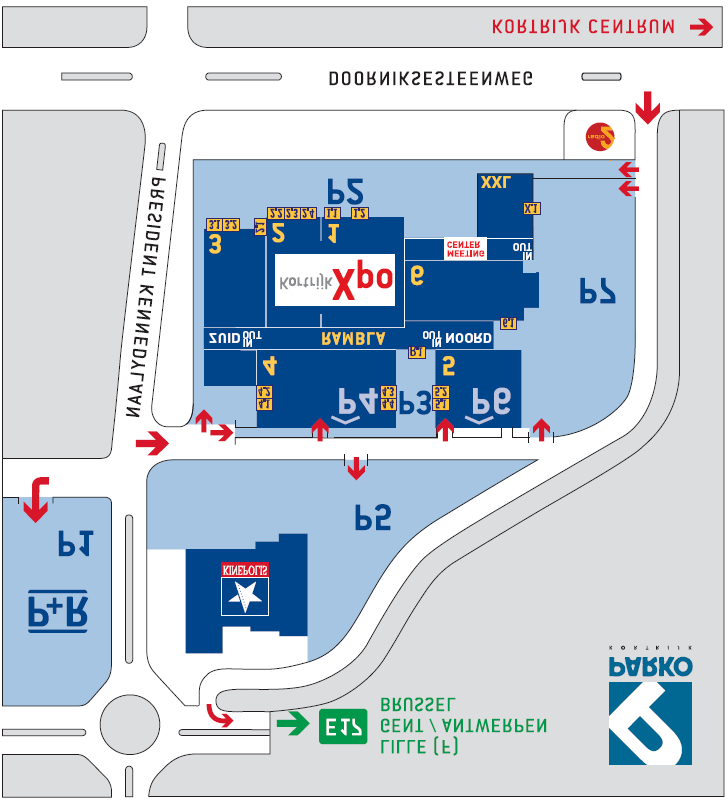 Locatie aanmeldingen en parkeergelegenheid caravans en motorhomes: Parking