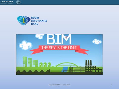 3. BIM Wat was een BIM ook alweer? Welnu,ik verwijs voor het gemak naar de website van de Bouw Informatie Raad, waarin in een simpel filmpje de essenties van BIM worden uitgelegd. 4.
