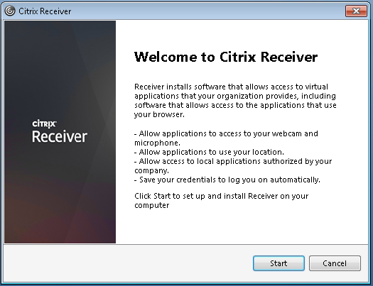1 Voorbereidingen Om gebruik te kunnen maken van de RES Sirjon omgeving heb je de Citrix Receiver nodig.