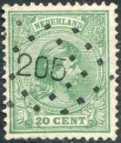 IJMUIDEN Provincie Noord-Holland Nr. 188 PSPK 0114 1878-10-01 Op 1 oktober 1878 werd een kleinrondstempel verstrekt aan het postkantoor IJmuiden, samen met nummerstempel 188.
