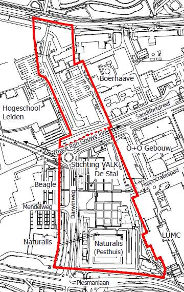 Toelichting gebiedskeuze voor pilotstudie Bron: Google maps Aandachtsgebied: Leeuwenhoekpark als onderdeel van Bio