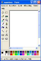 Paint Paint is een teken programma. Dit staat al standaard geïnstalleerd in Windows XP.