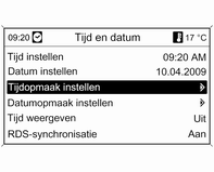 Infotainmentsysteem 117 Audiospelers Druk op de CD/AUX-knop om het CD, USB, ipod of AUX menu te openen (indien beschikbaar) of om te wisselen tussen deze menu's.