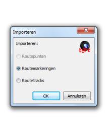 5.2. Gebruik van het programma Tyre om een rit op de TomTom te laden Indien de directe methode onder sectie 5.1.