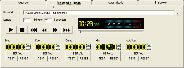 Bij Categorie gelden dezelfde principes als bij tempo s, u kan hier dus ook categorieën toevoegen, aanpassen en/of verwijderen.