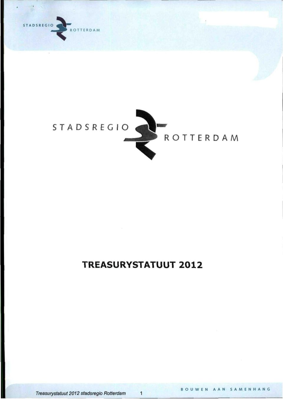 Treasurystatuut 2012 stadsregio