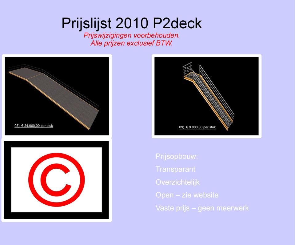 Prijsopbouw: Transparant Overzichtelijk