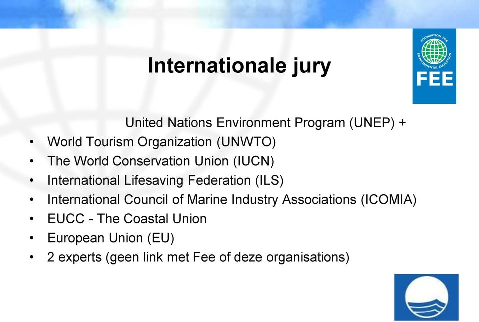 Federation (ILS) International Council of Marine Industry Associations (ICOMIA)