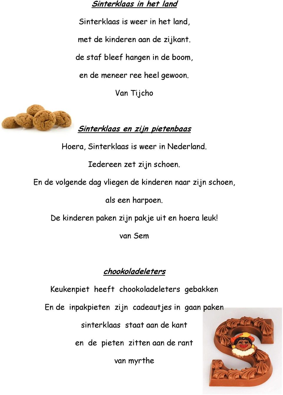 Sinterklaas gedichten, gemaakt door groep 5a - PDF Free Download
