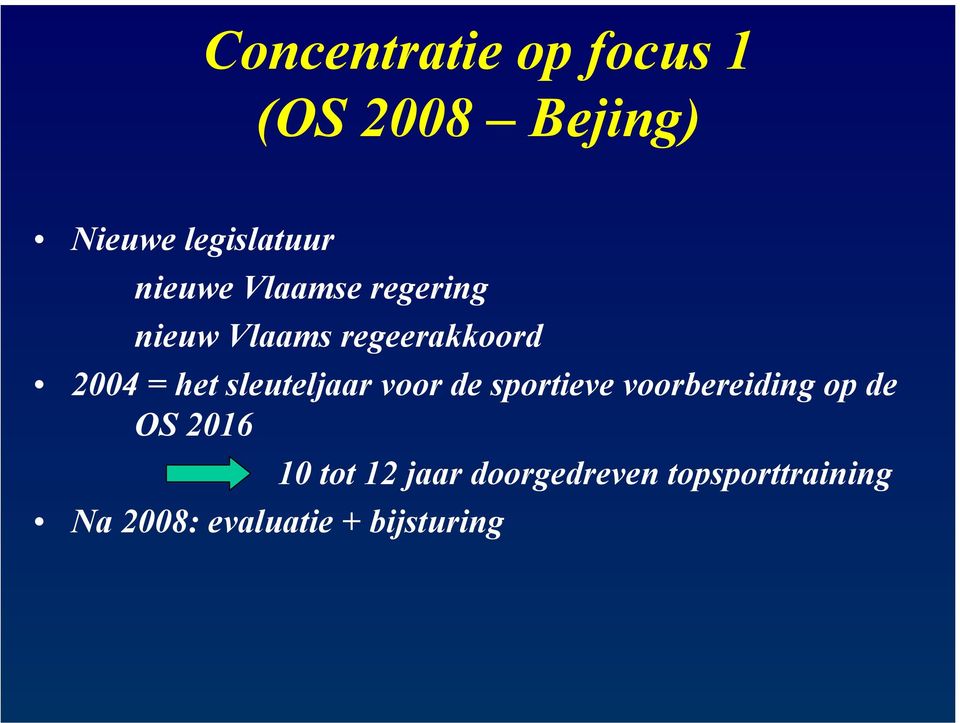 sleuteljaar voor de sportieve voorbereiding op de OS 2016 10