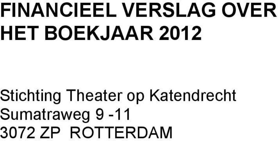 Stichting Theater op
