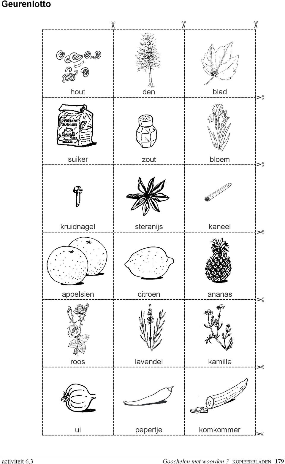 ananas roos lavendel kamille ui pepertje