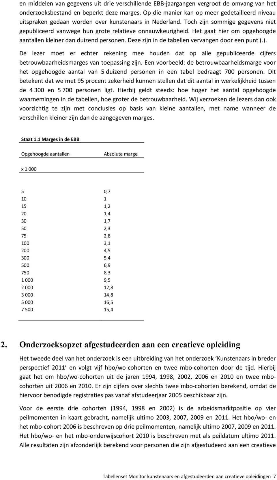 Het gaat hier om opgehoogde aantallen kleiner dan duizend personen. Deze zijn in de tabellen vervangen door een punt (.).