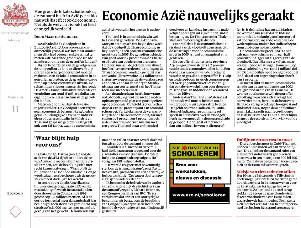 Maar hoe groot is de schade aan de economie van de getroffen landen?