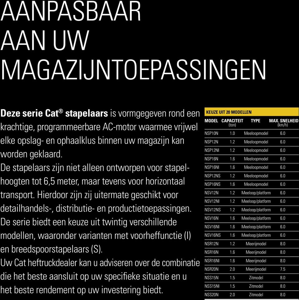 Hierdoor zijn zij uitermate geschikt voor detailhandels-, distributie- en productietoepassingen.