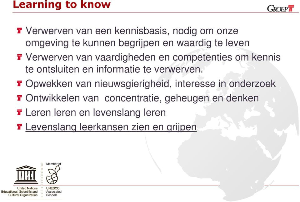 informatie te verwerven.