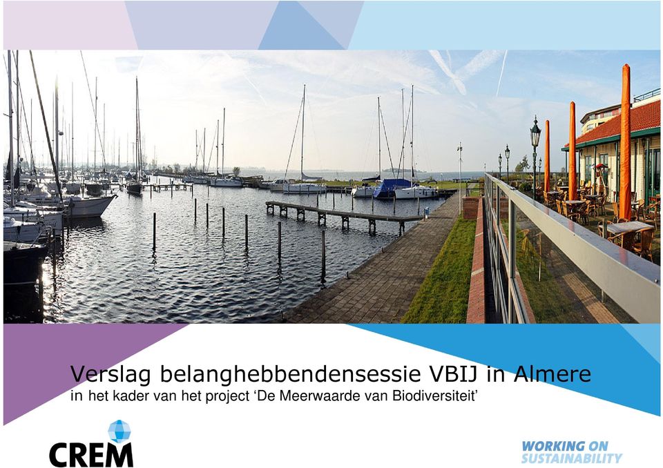 oktober 2011 Verslag belanghebbendensessie VBIJ in Almere