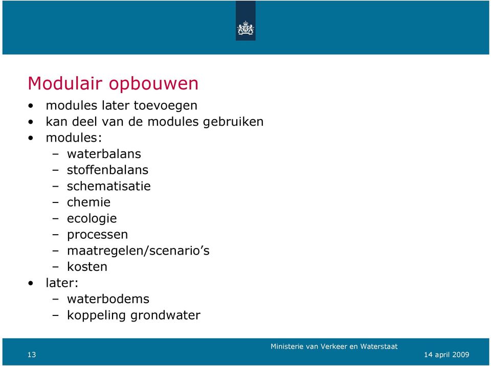 schematisatie chemie ecologie processen