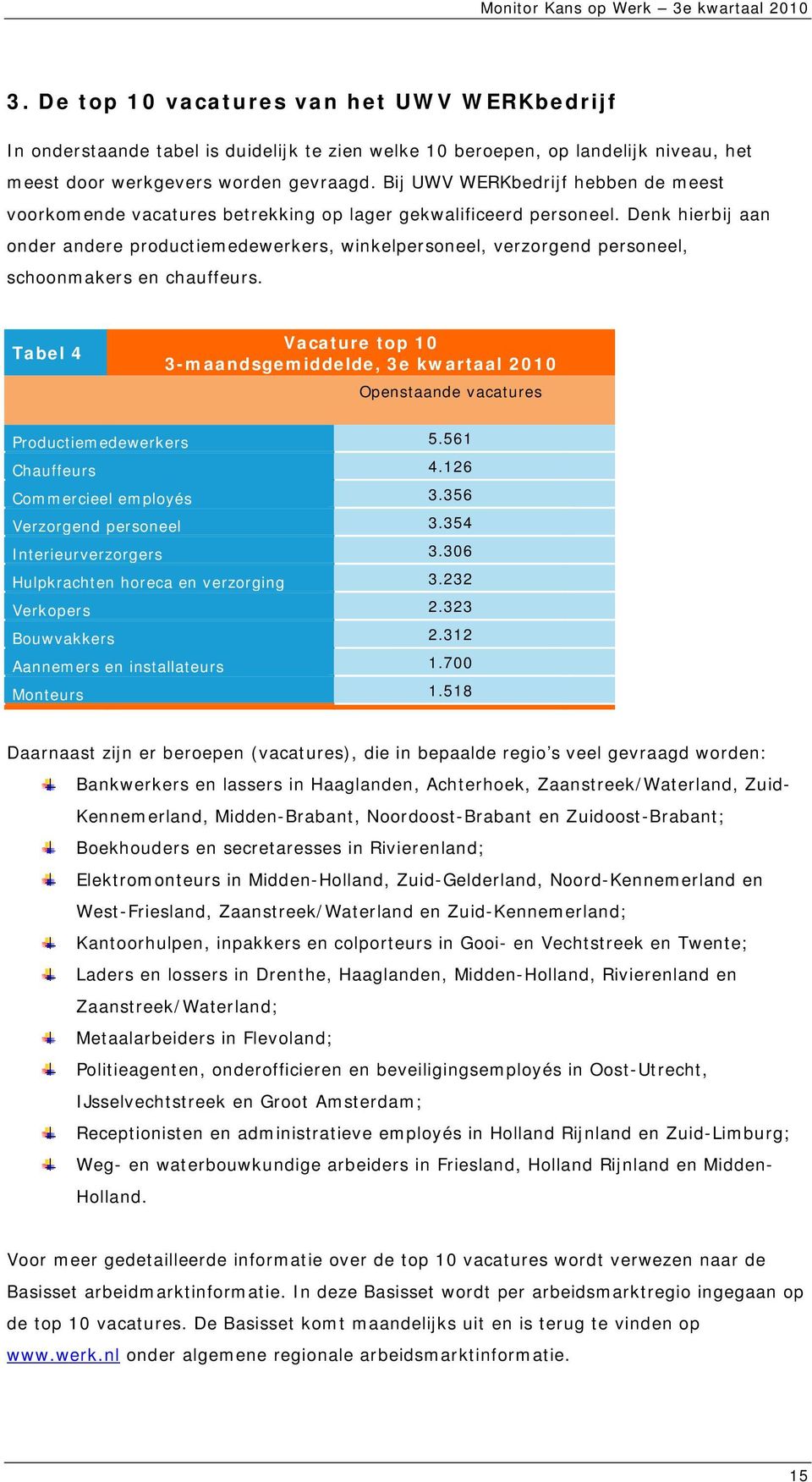 Denk hierbij aan onder andere productiemedewerkers, winkelpersoneel, verzorgend personeel, schoonmakers en chauffeurs.