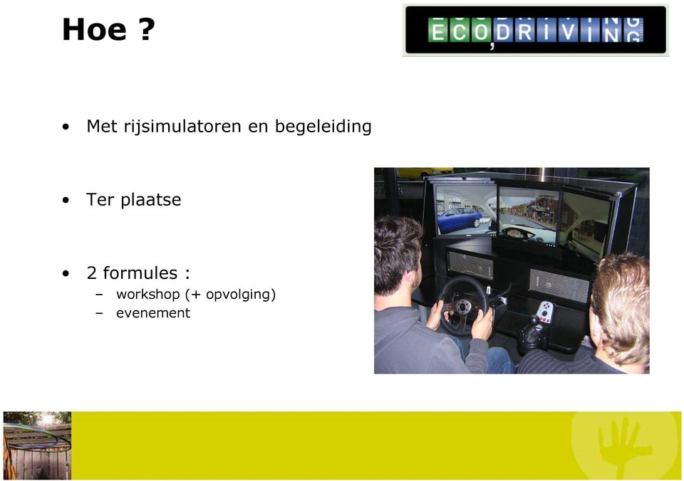 plaatse 2 formules :