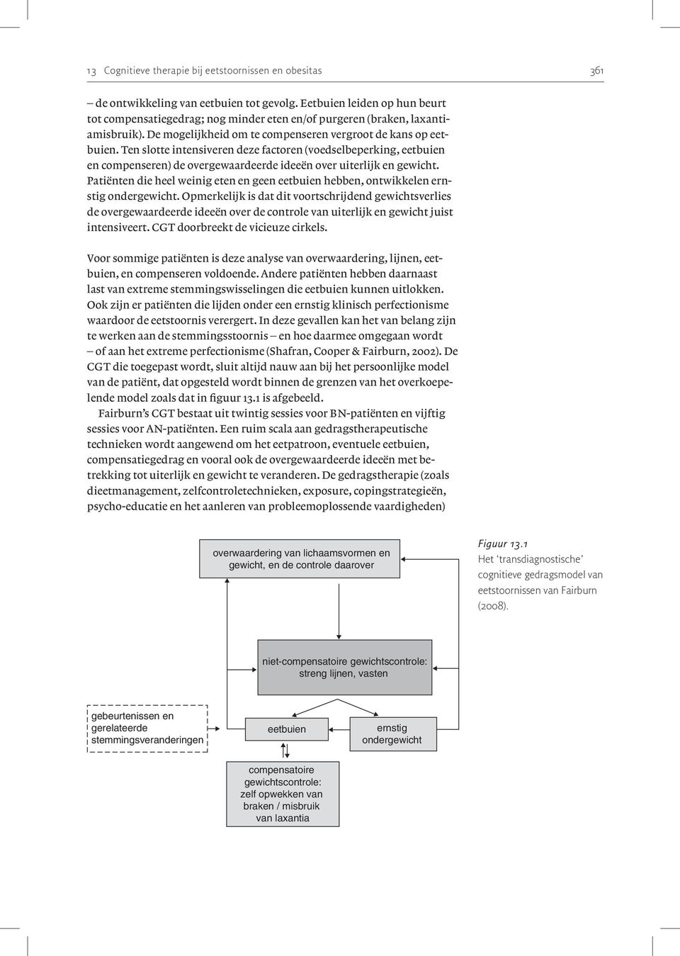 en slotte intensiveren deze factoren (voedselbeperking, eetbuien en compenseren) de overgewaardeerde ideeën over uiterlijk en gewicht.