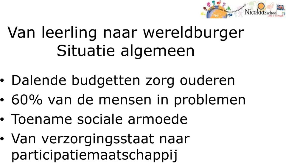 problemen Toename sociale armoede Van