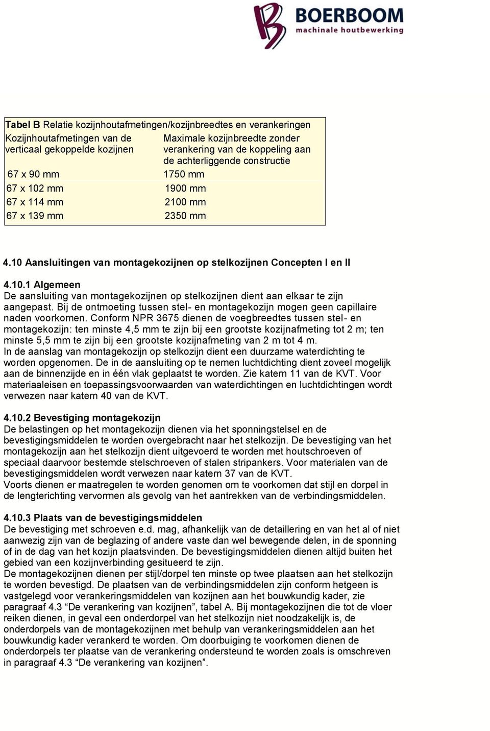 Bij de ontmoeting tussen stel- en montagekozijn mogen geen capillaire naden voorkomen.