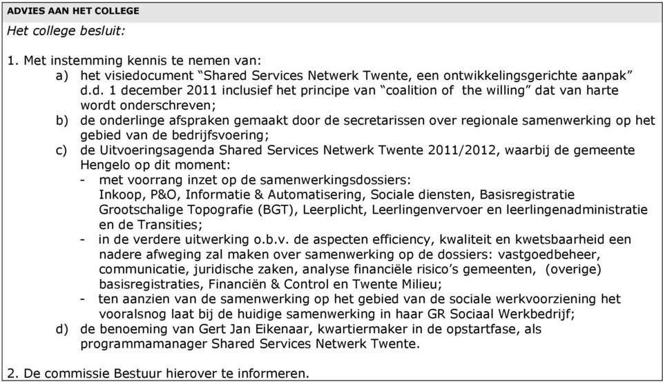 Services Netwerk Twente, een ontwikkelingsgerichte aanpak d.