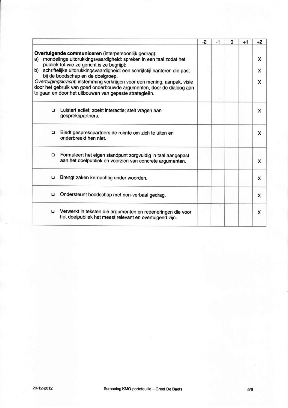 instemming verkrijgen voor een mening, aanpak, visie door het gebruik van goed onderbouwde argumenten, door de dialoog aan te gaan en door het uitbouwen van gepaste sategieën.