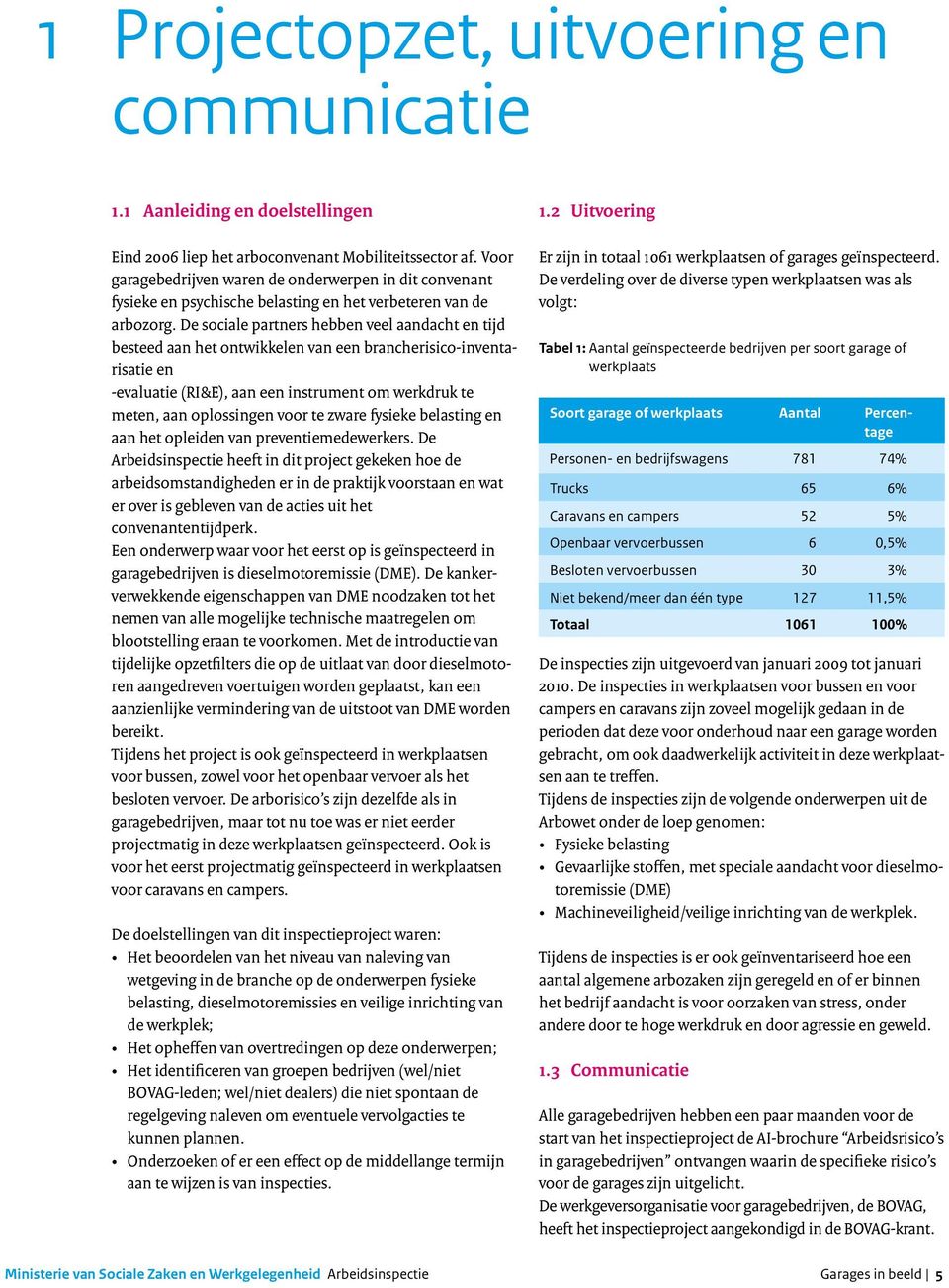 De sociale partners hebben veel aandacht en tijd besteed aan het ontwikkelen van een brancherisico-inventarisatie en -evaluatie (RI&E), aan een instrument om werkdruk te meten, aan oplossingen voor