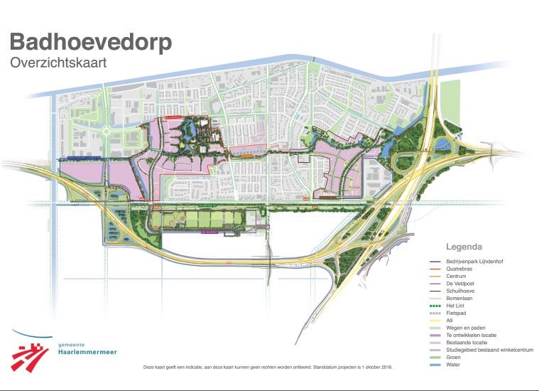 Indicatief beeld toekomstig groen in en