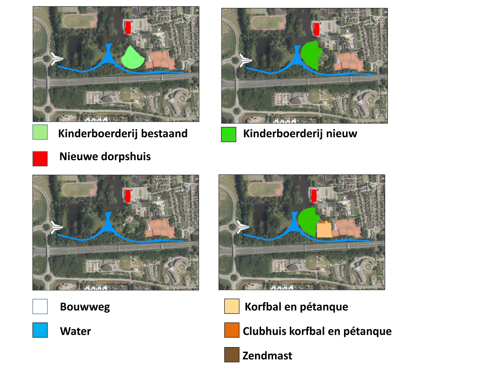 Werkzaamheden Quatrebras 1 e fase Werkzaamheden 1 e kwartaal 2017: aanleggen van een bouwweg graven van een watergang