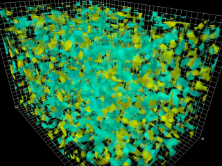 Protonen en neutronen bestaan uit quarks. Quarks komen in drie kleuren voor. In de natuur zien we nooit individuele quarks of iets met een kleur.