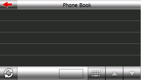 Hoofdmenu Phonelink In het Phonelink-menu kunt u kiezen voor het beheer van uw Phonebook (telefoonboek; A), Call History (gespreksgeschiedenis; B), Dial Pad (kiesschijf); C) of verder gaan met andere