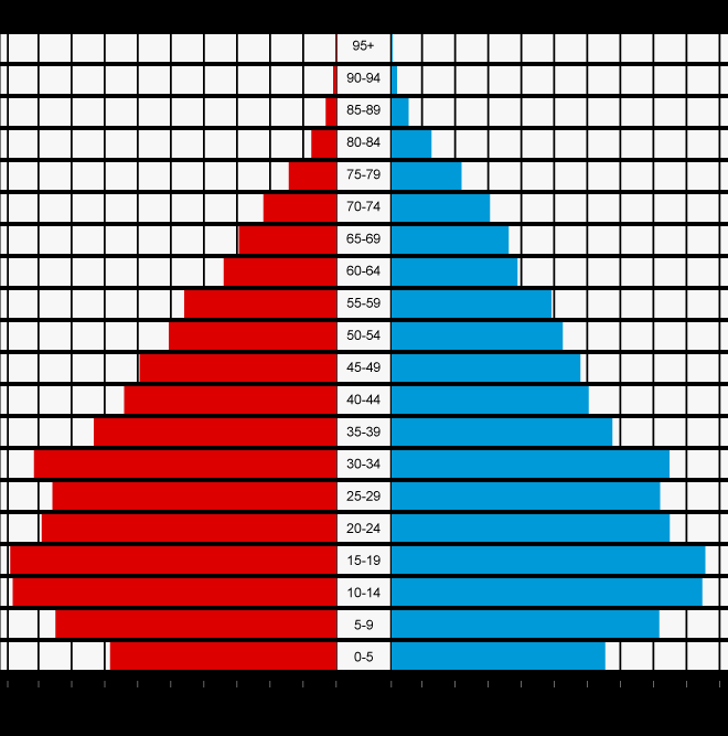 Leeftijdsopbouw Noord-Brabant 1980-2010 - 2040 Sterke