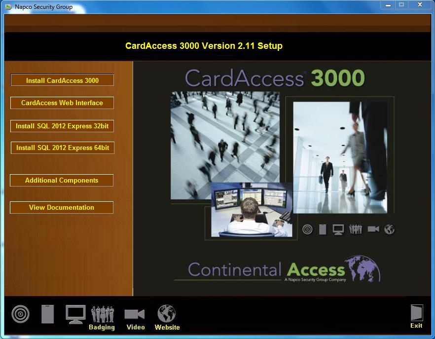 2 Installatie van de CardAccess Host (server) Onderstaande installatie is uitgevoerd op een Windows 8.1 64bit PC. Stap 1 Plaats de USB-stick in de PC/Server speler.