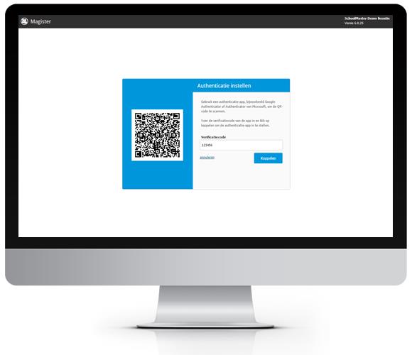2. Inloggen met 2-staps authenticatie Magister 6 biedt de mogelijkheid om met 2-staps authenticatie in te loggen.