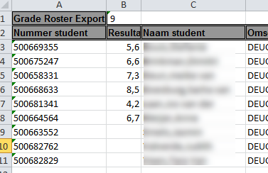 NIEUWE RESULTATENLIJST COPY & PASTE -1 Export