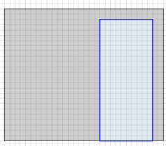 2.6 Ruimte om een gebied van belang bij het groter maken. Als u een gebied groter maakt dan wordt er voortaan rekening gehouden met de ruimte links en rechts van een gebied.