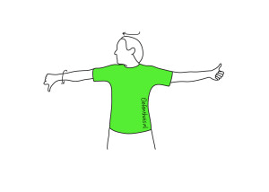 SCHOUDER - MOBILTEIT Oefening 8 Doel: het mobiliseren van de overgang van nekwervels naar de borstwervels. 1. Stand of zit 2.