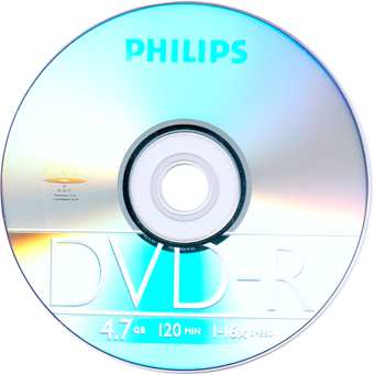 DVD Een DVD (Digital Versatile Disk) is een verbeterde versie van een cd. Op een dvd passen veel meer gegevens dan op de cd. Om een dvd te kunnen lezen is een dvdspeler nodig.