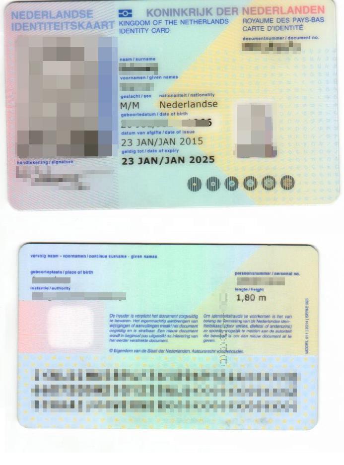 Voorbeelden van incorrect aangeleverd paspoort en