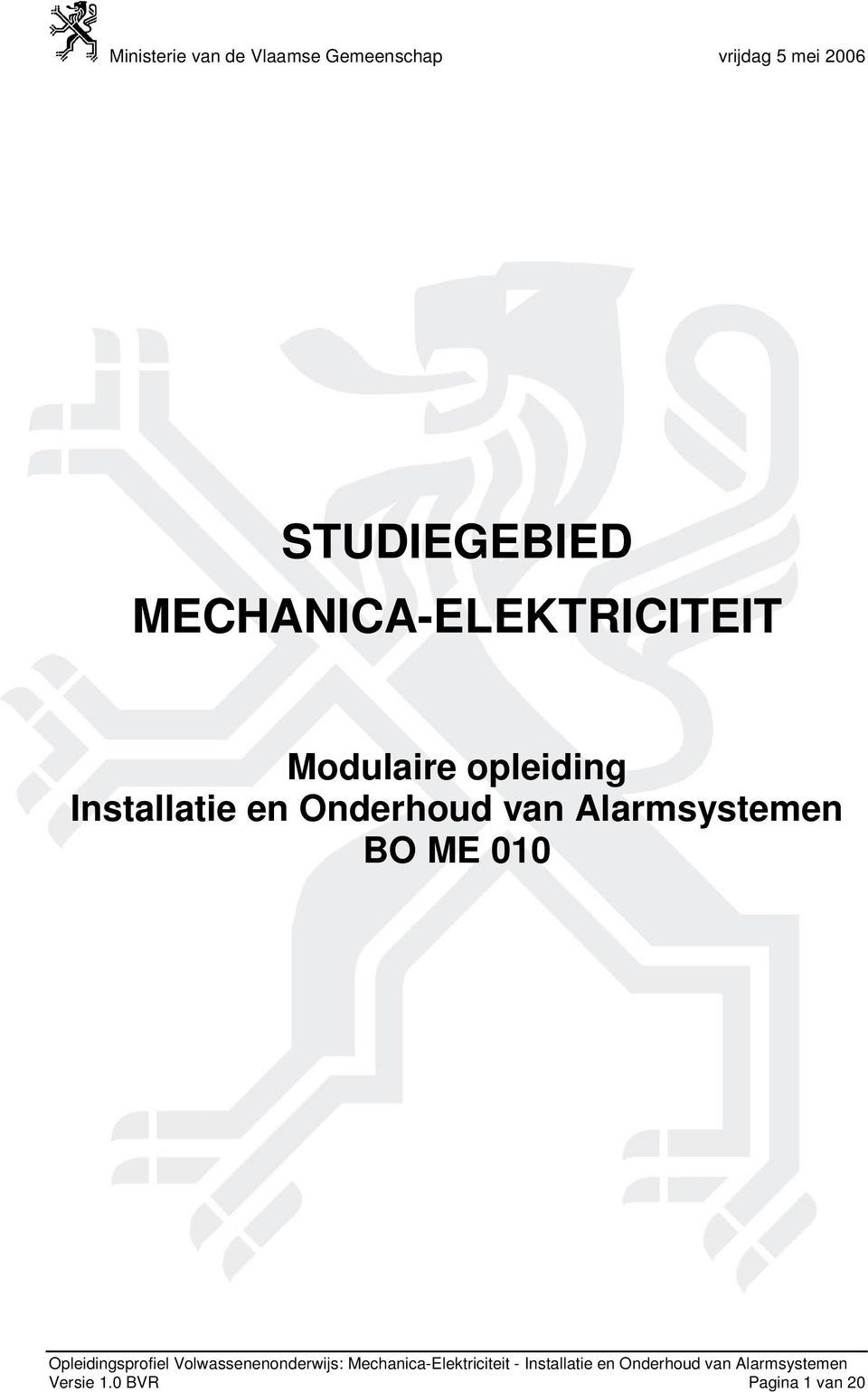 opleiding Installatie en Onderhoud