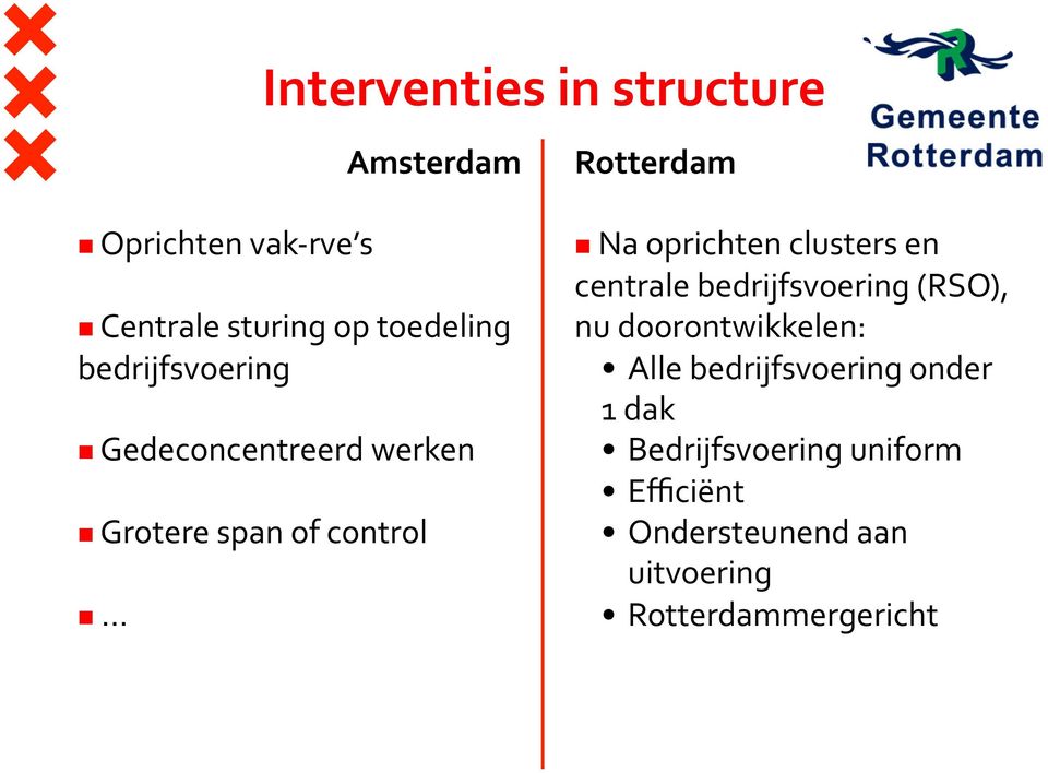 Grotere span of control!