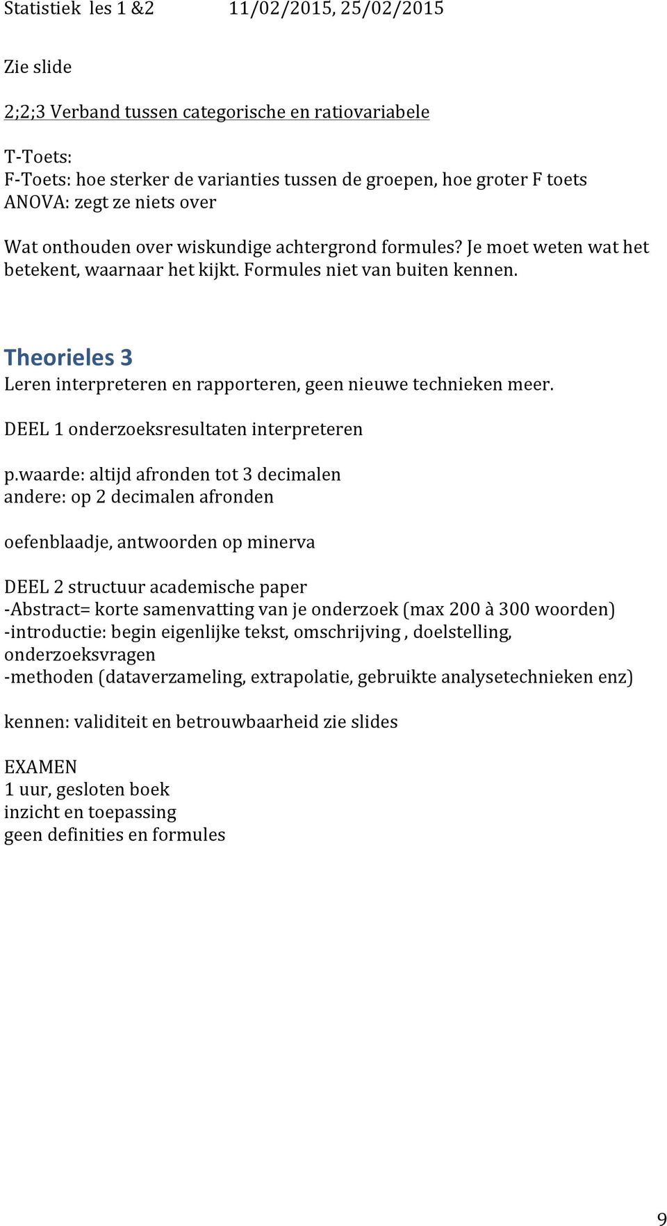 DEEL 1 onderzoeksresultaten interpreteren p.