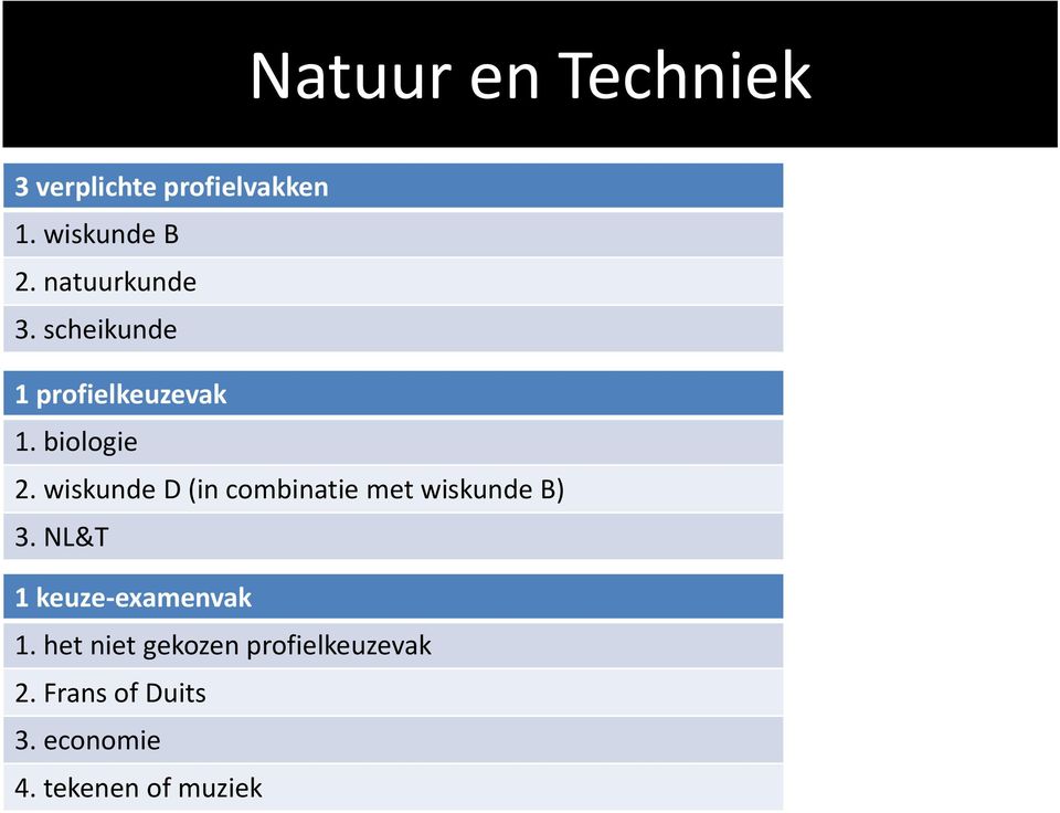 wiskunde D (in combinatie met wiskunde B) 3.