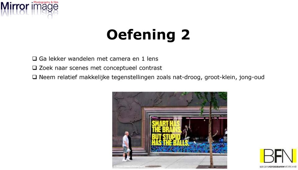 contrast Neem relatief makkelijke