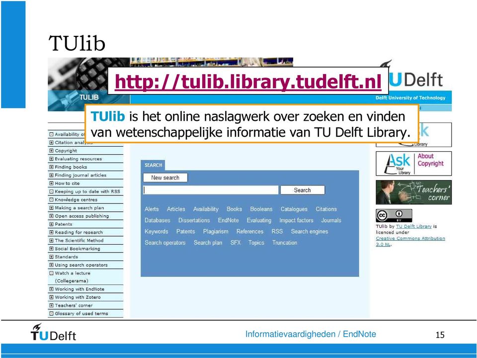 van wetenschappelijke informatie van TU Delft Library.