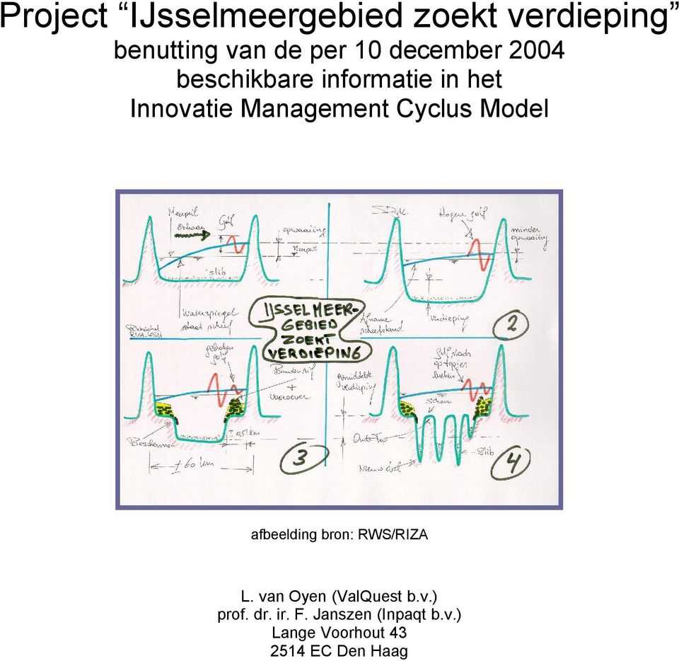 Cyclus Model afbeelding bron: RWS/RIZA L. van Oyen (ValQuest b.v.) prof.
